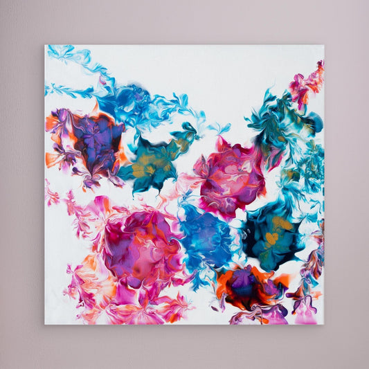 Free-Flow Flowers in Pink