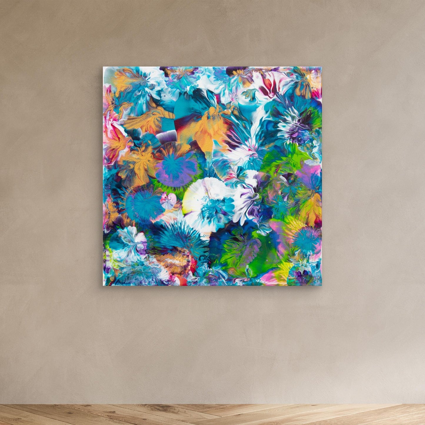 Floral Abstract 1 - Canvas Prints