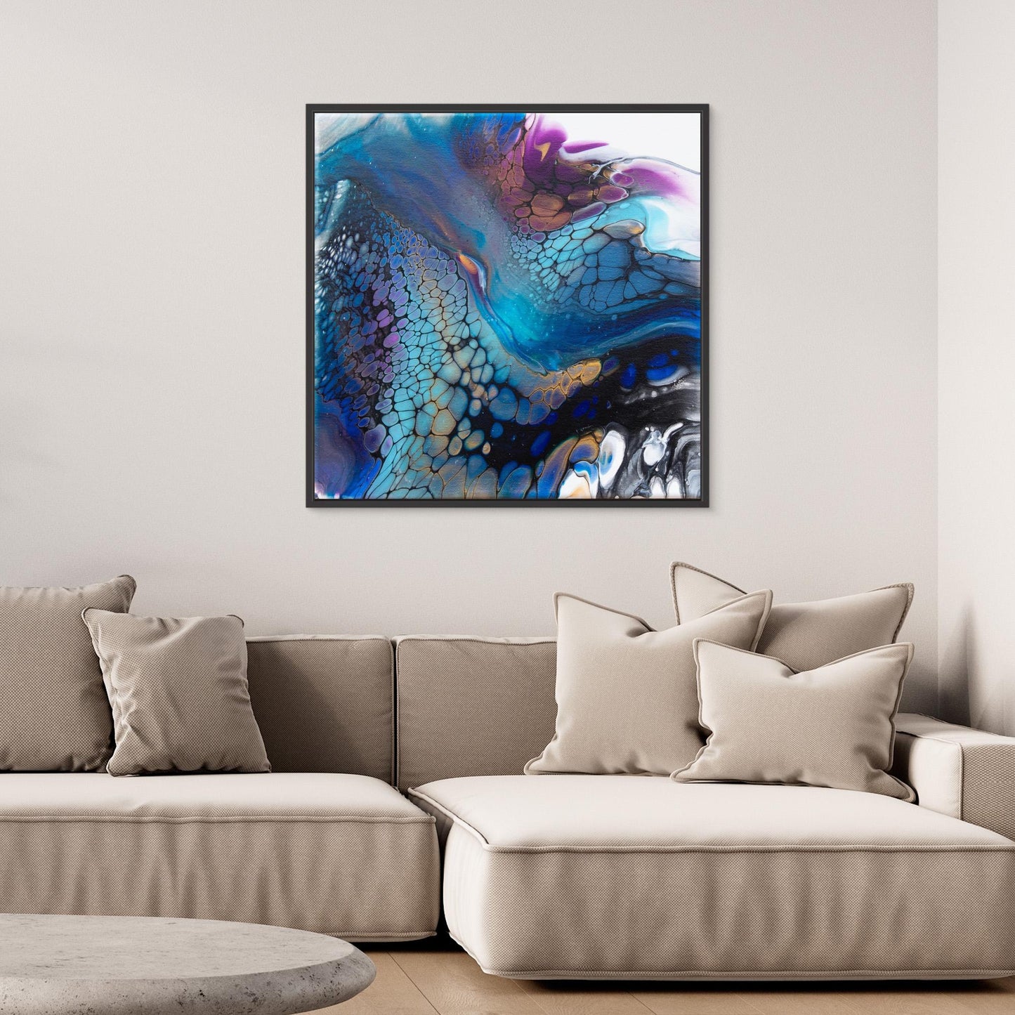 Iridium Flow - Canvas Prints