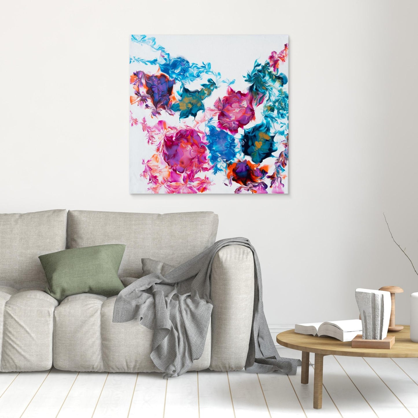 Free-Flow Flowers in Pink
