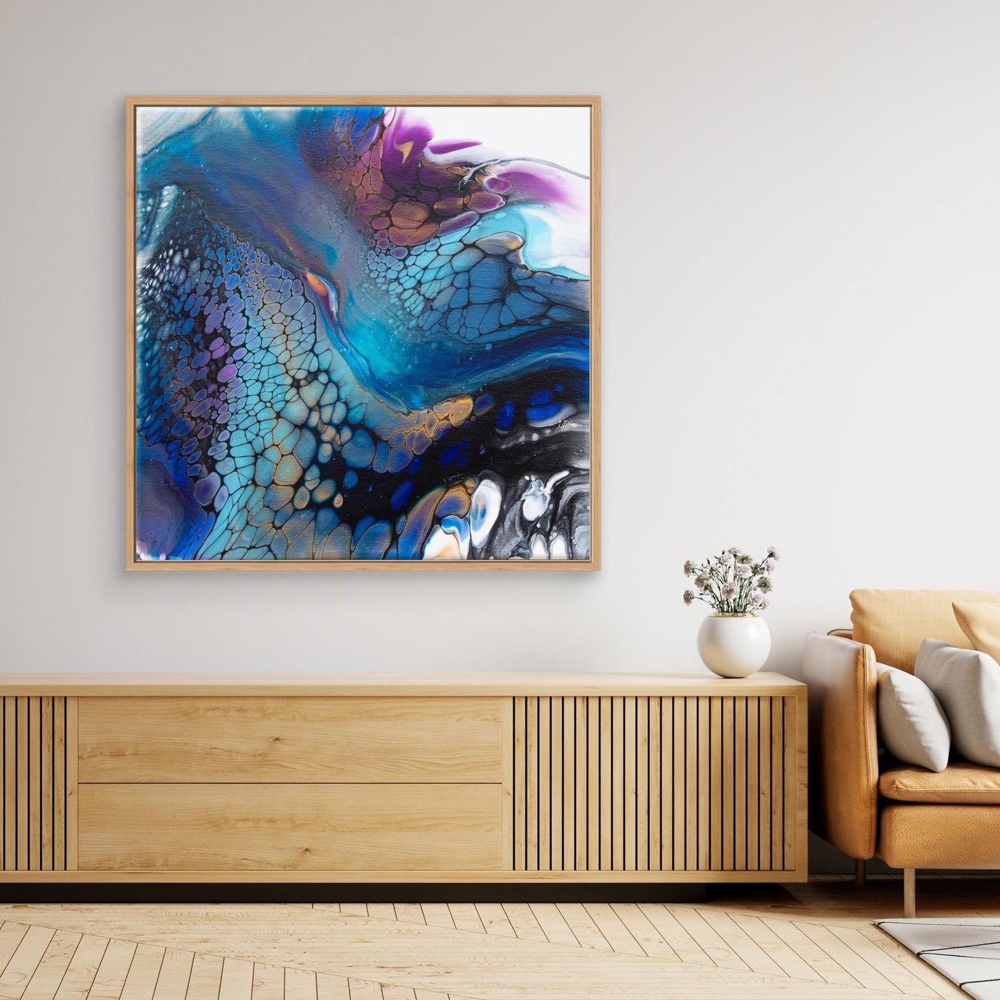 Iridium Flow - Canvas Prints