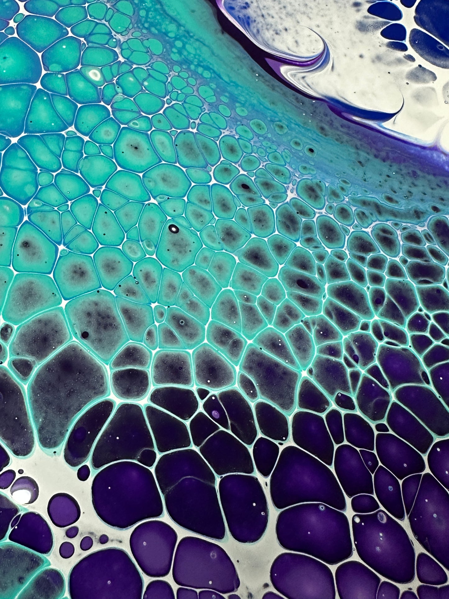Waves of Serenity - Original Canvas 40x40cm