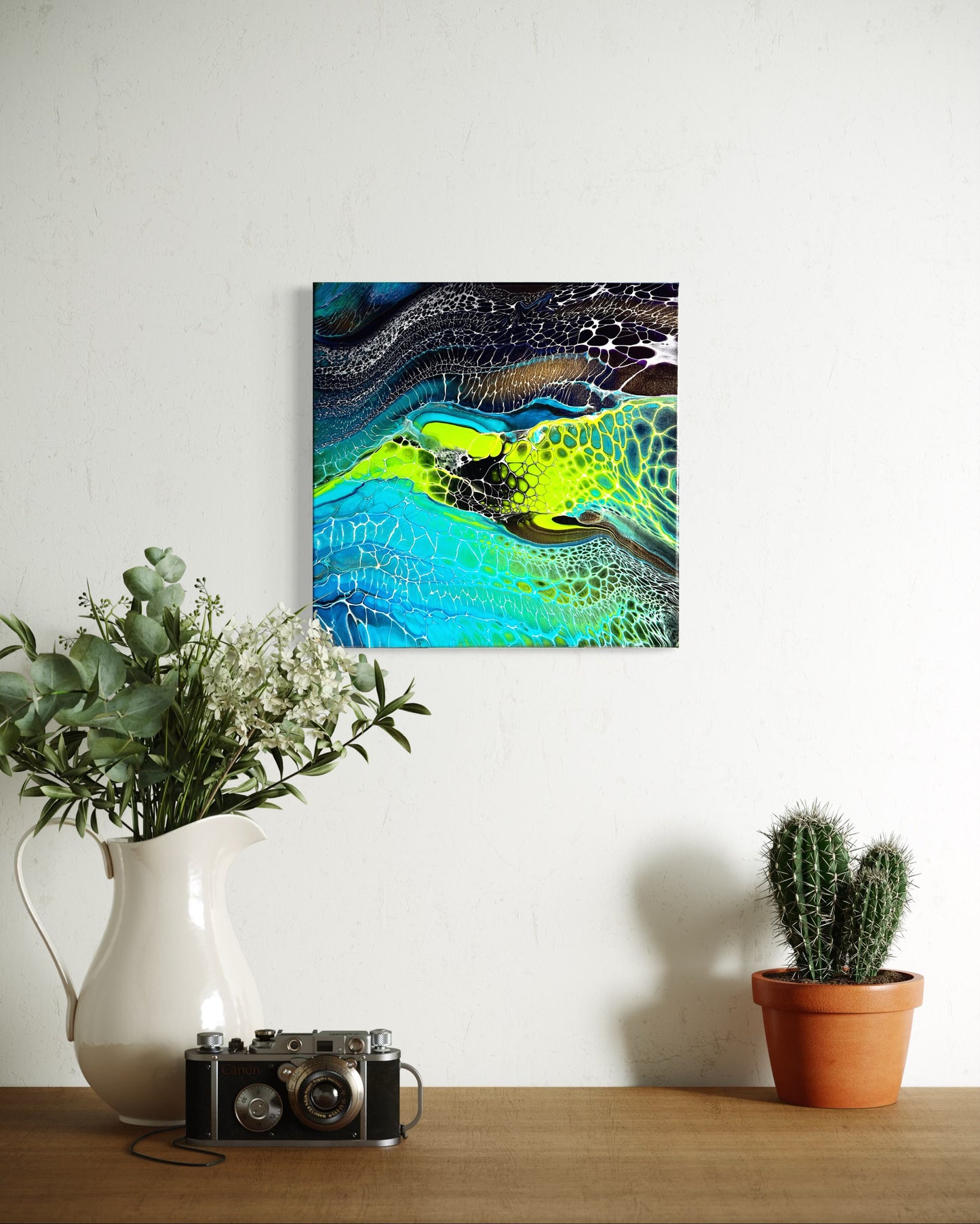 Neon Tides - Original Artwork