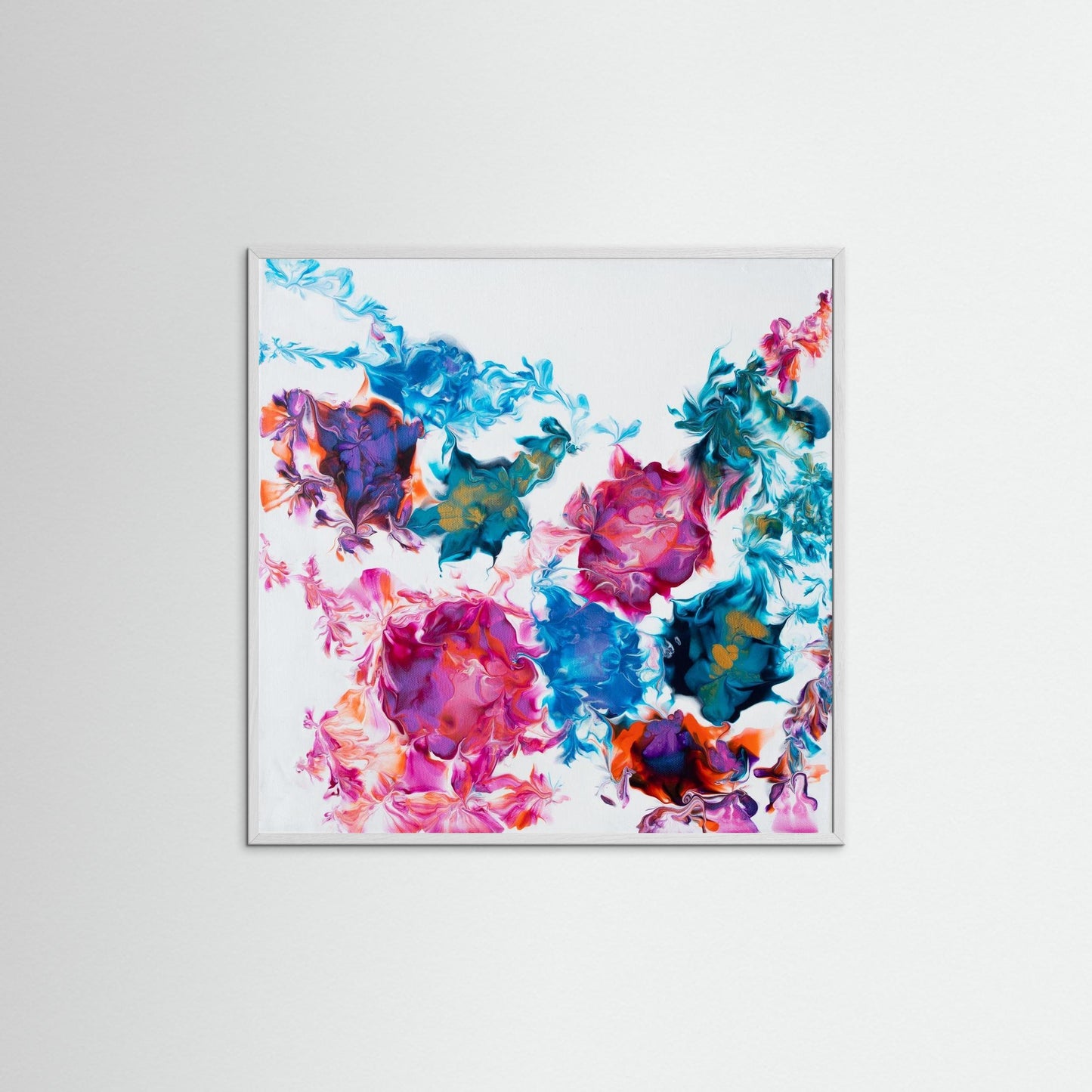 Free-Flow Flowers in Pink - High Quality Prints
