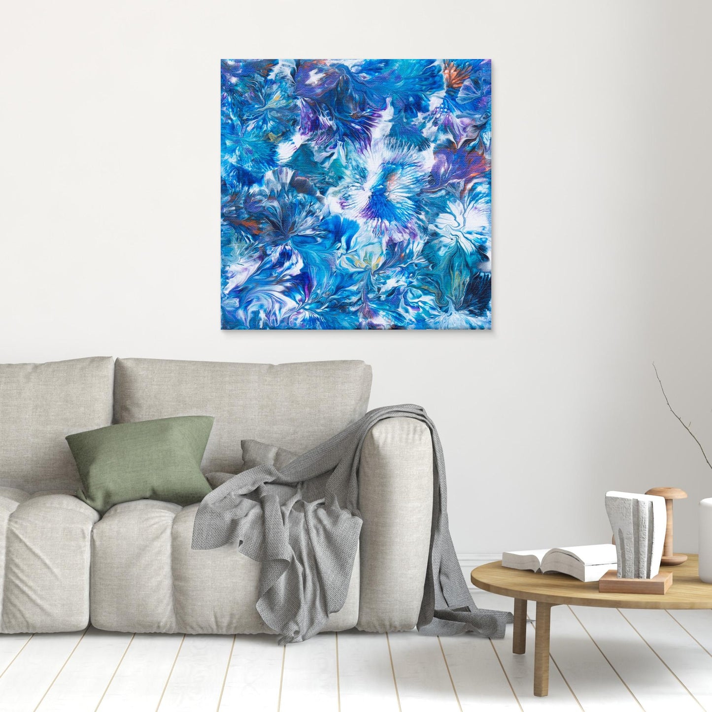 Abstract Flowers 3 - Canvas Prints