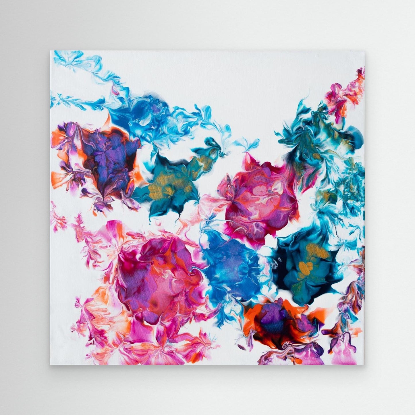 Free-Flow Flowers in Pink