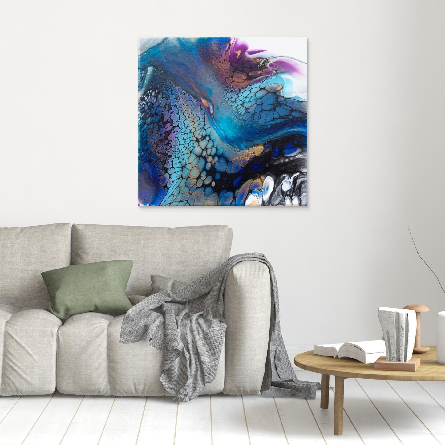Iridium Flow - Canvas Prints