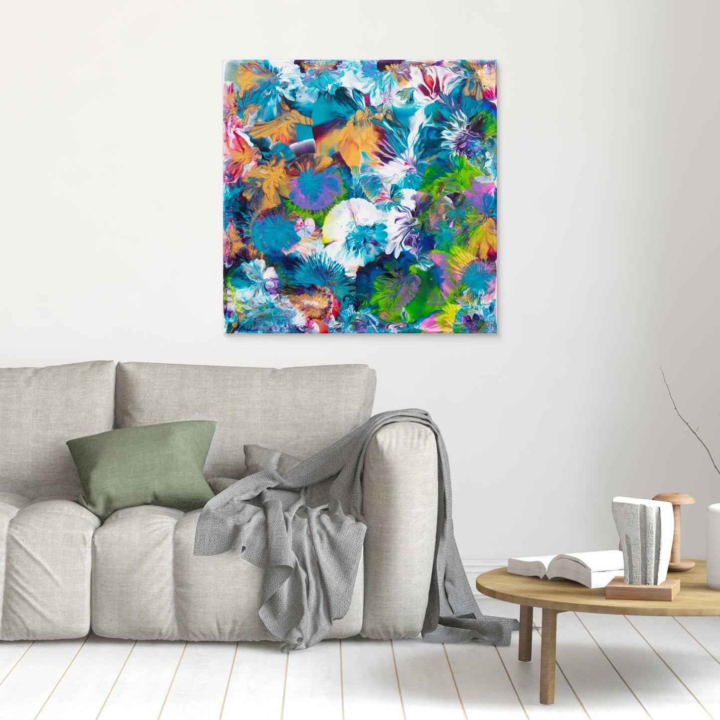 Floral Abstract 1 - Canvas Prints