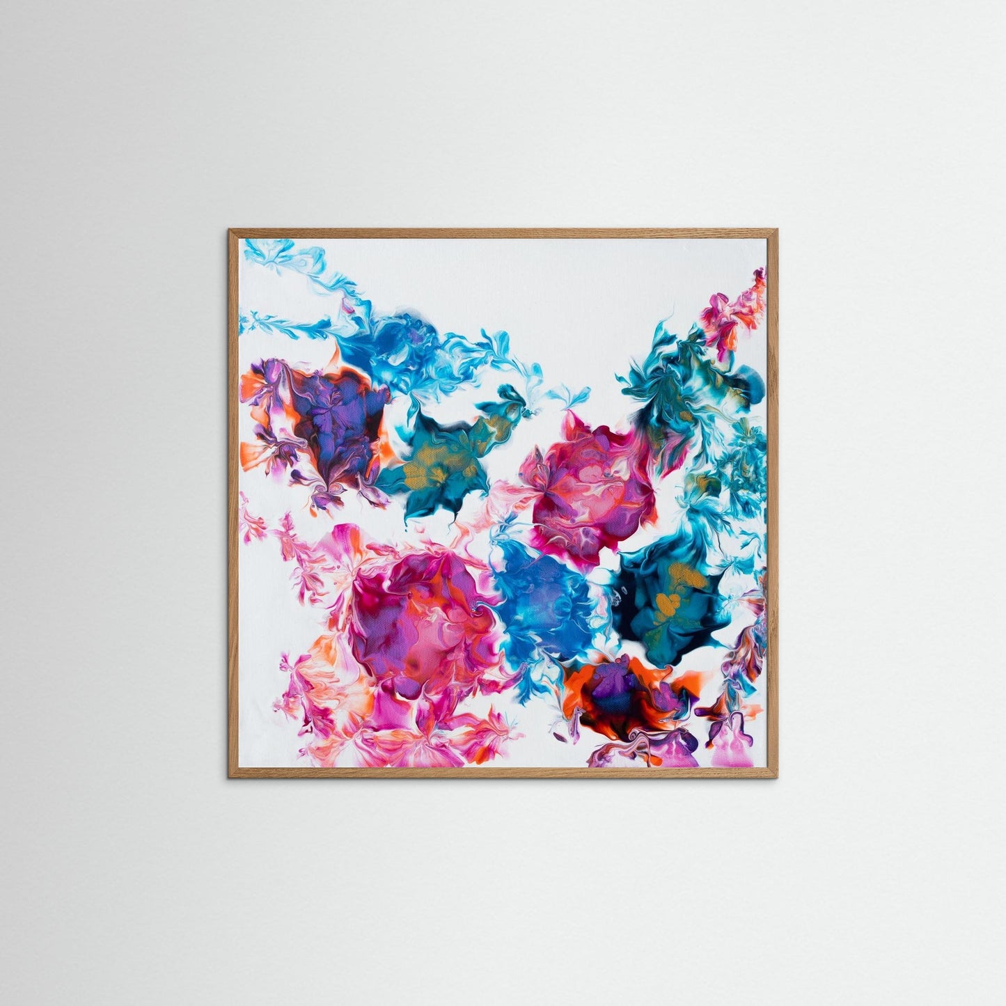 Free-Flow Flowers in Pink - High Quality Prints
