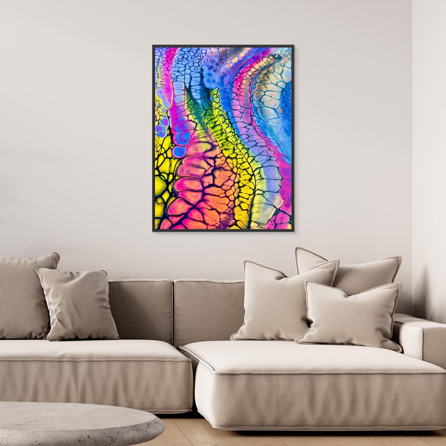 Serpentine Glow – Canvas Art Print