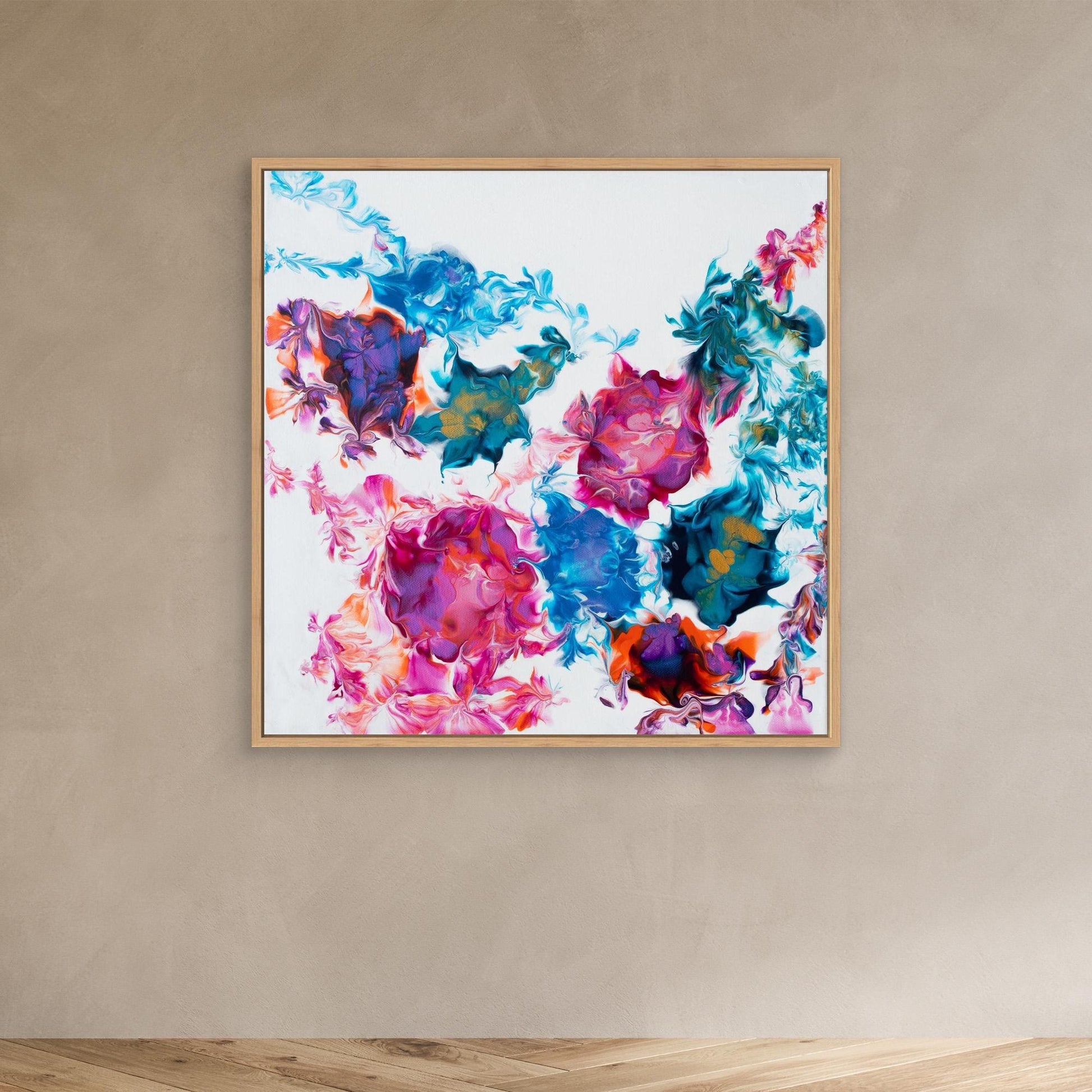 Free-Flow Flowers in Pink