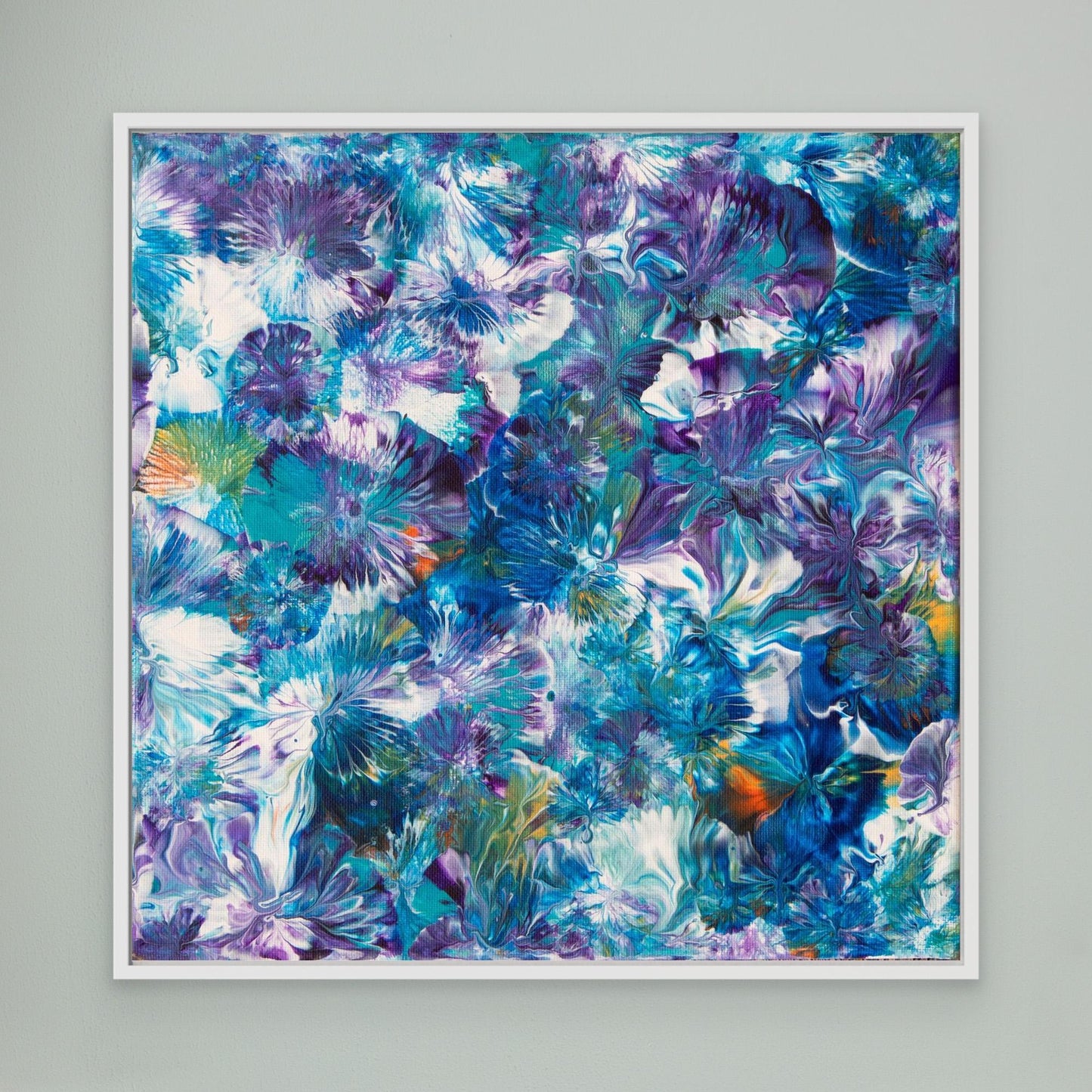 Abstract Flowers 2 - Canvas Prints