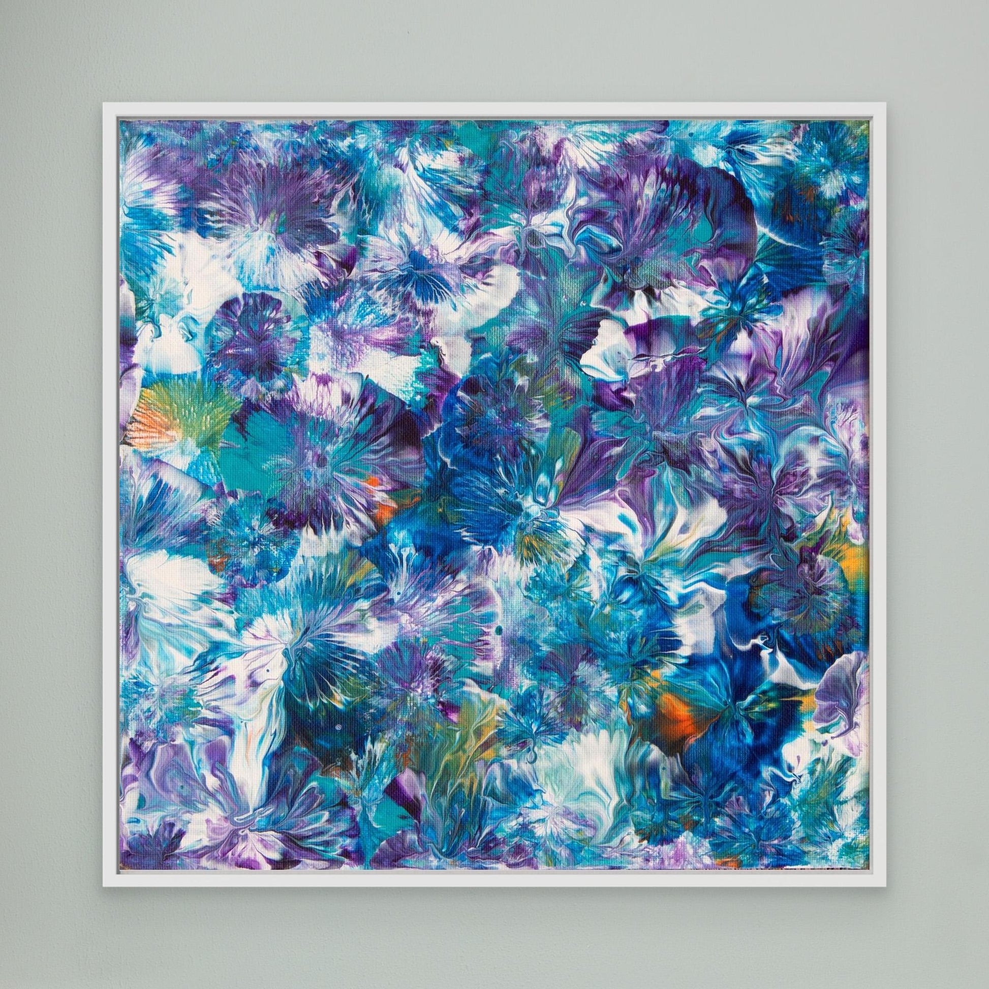 Abstract Flowers 2 - Canvas Prints