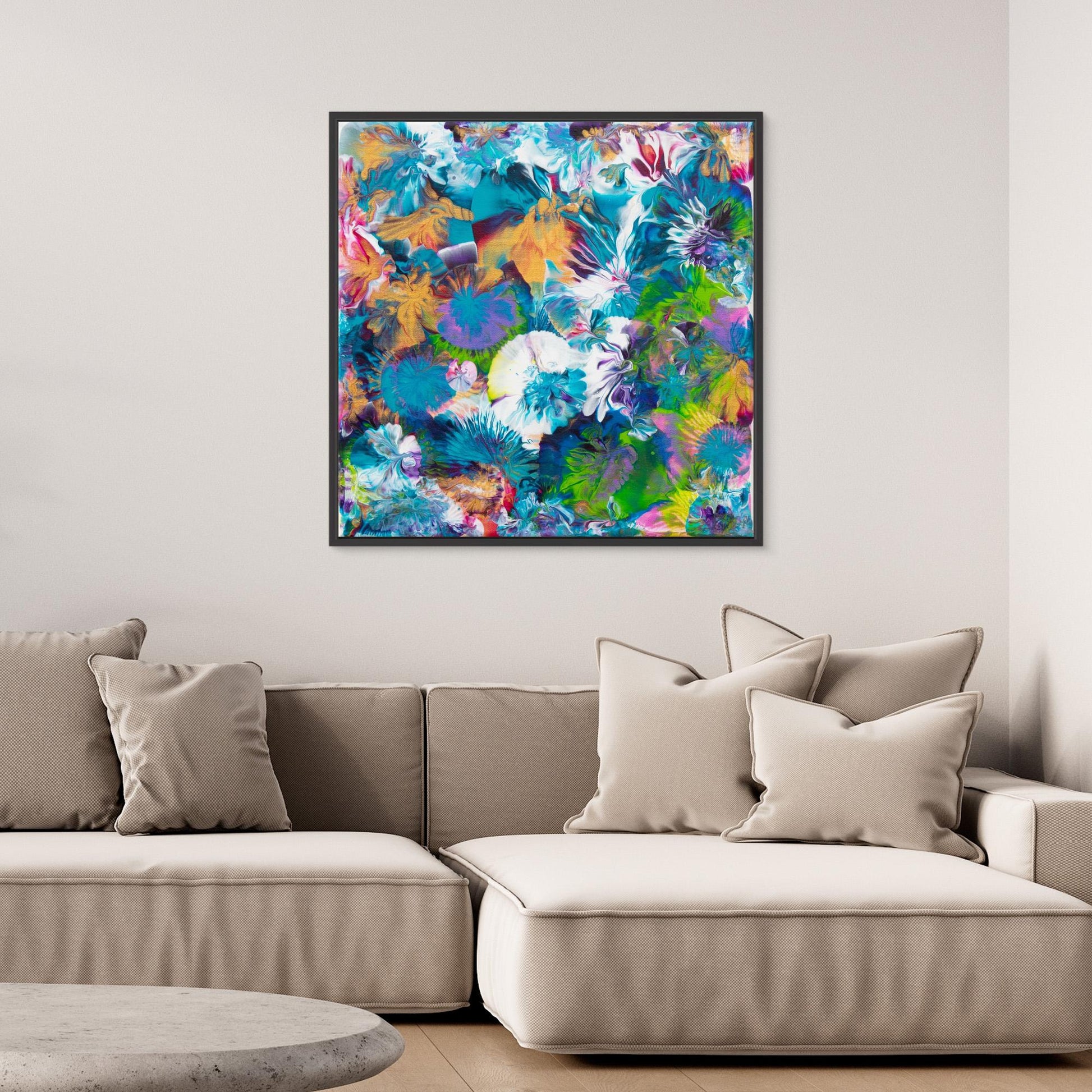 Floral Abstract 1 - Canvas Prints