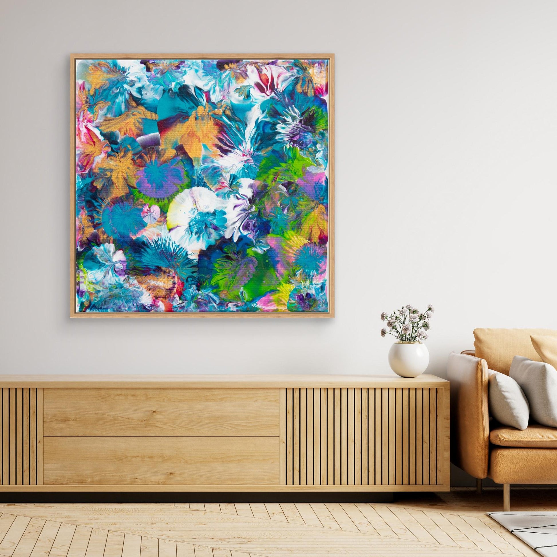 Floral Abstract 1 - Canvas Prints
