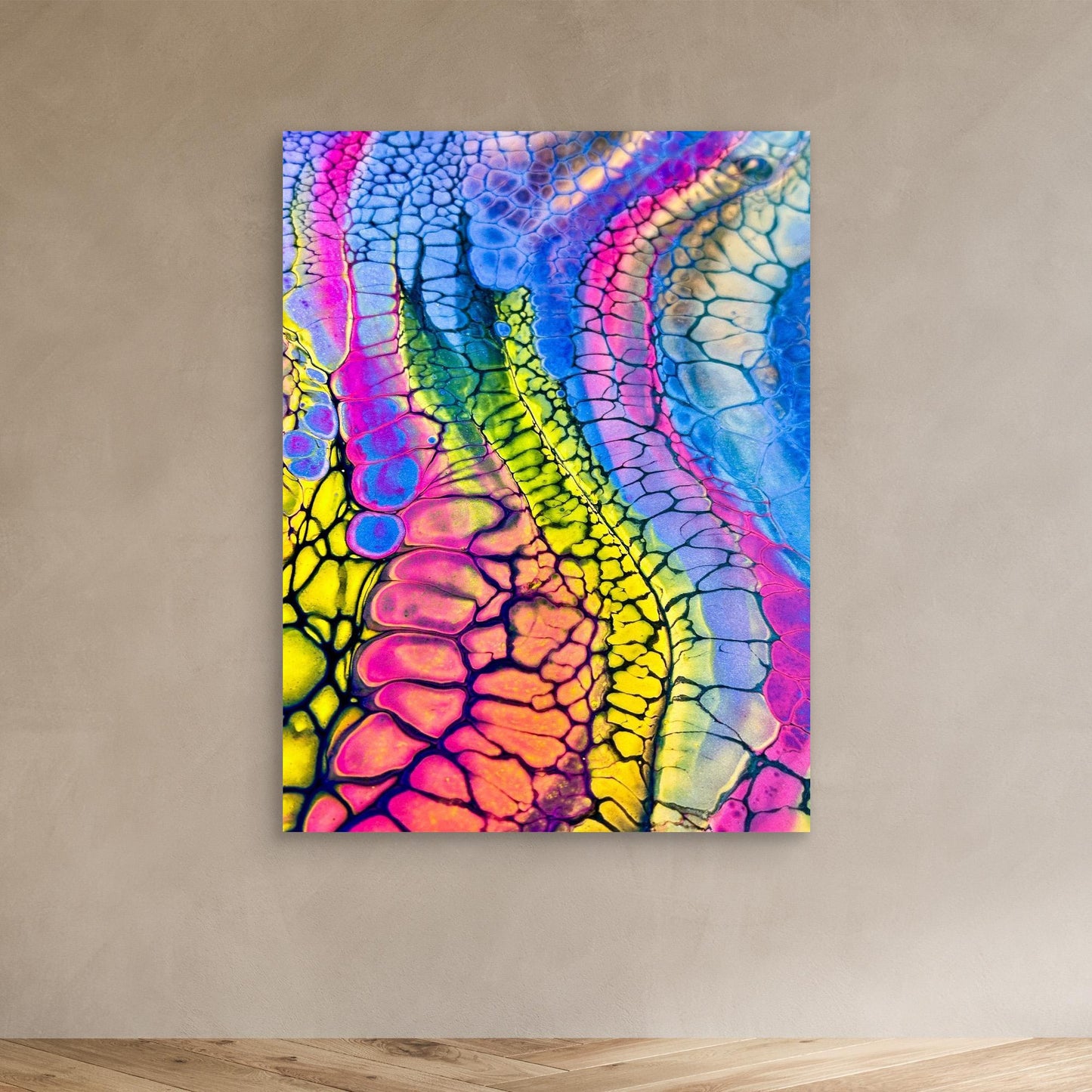 Serpentine Glow – Canvas Art Print