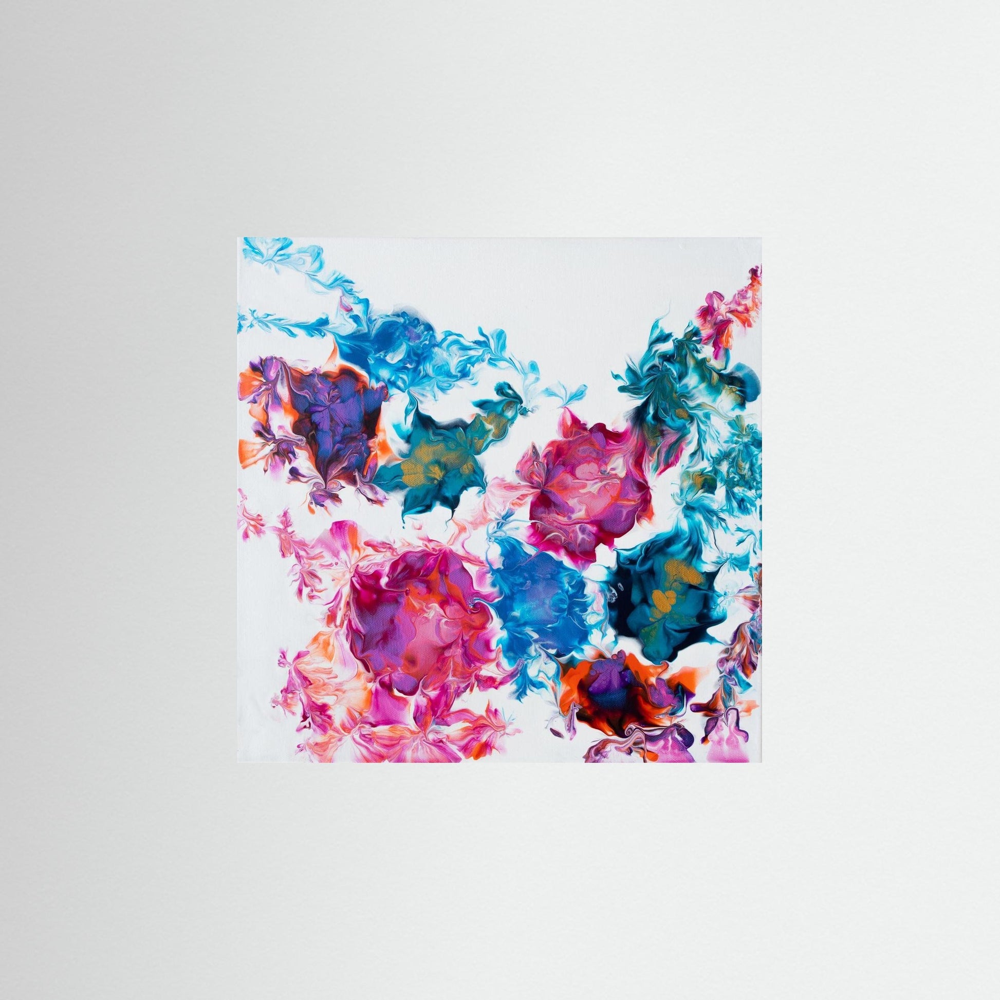 Free-Flow Flowers in Pink - High Quality Prints