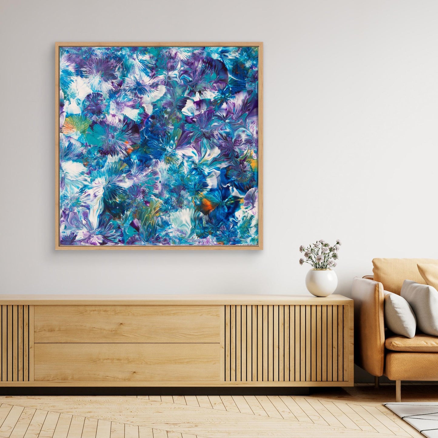 Abstract Flowers 2 - Canvas Prints