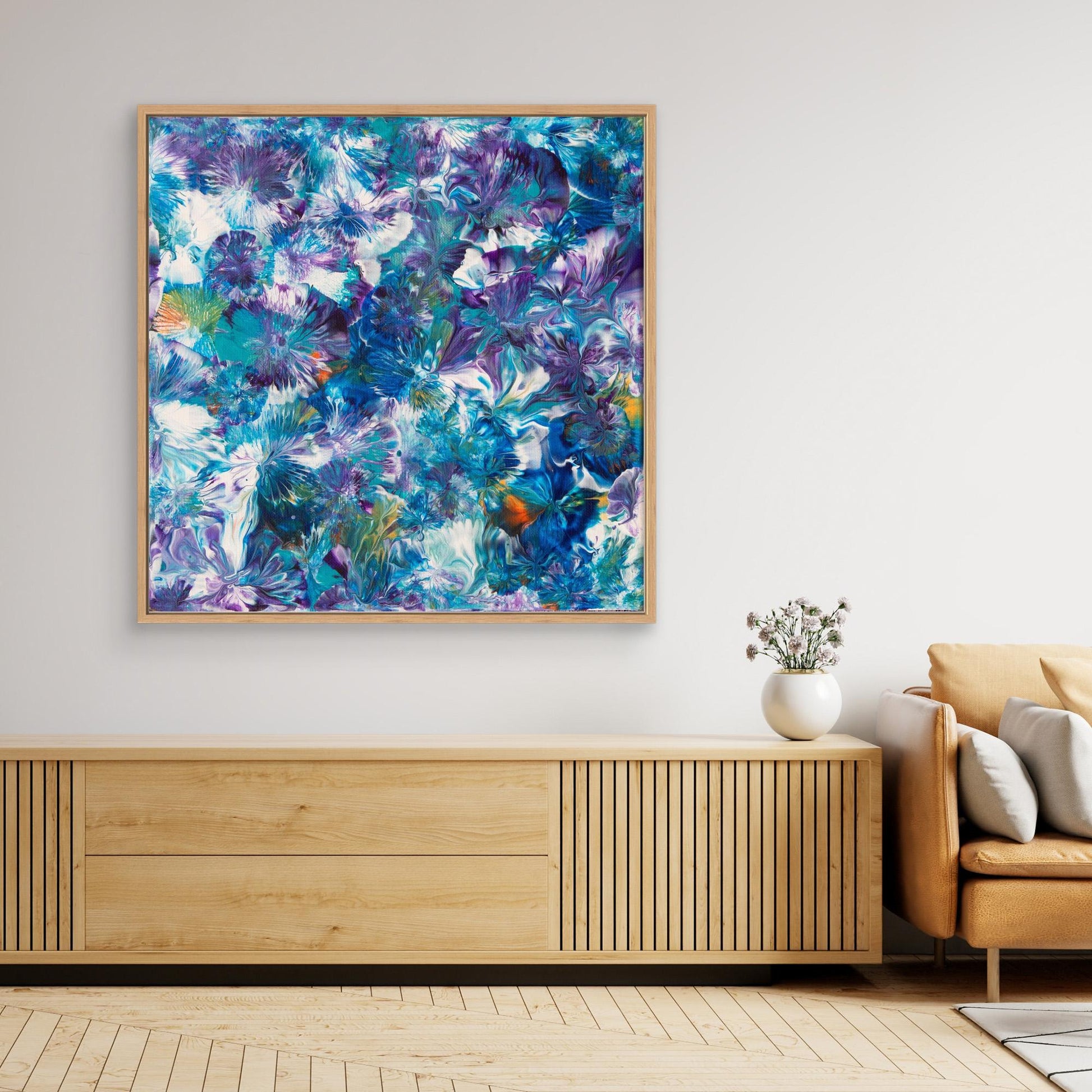 Abstract Flowers 2 - Canvas Prints