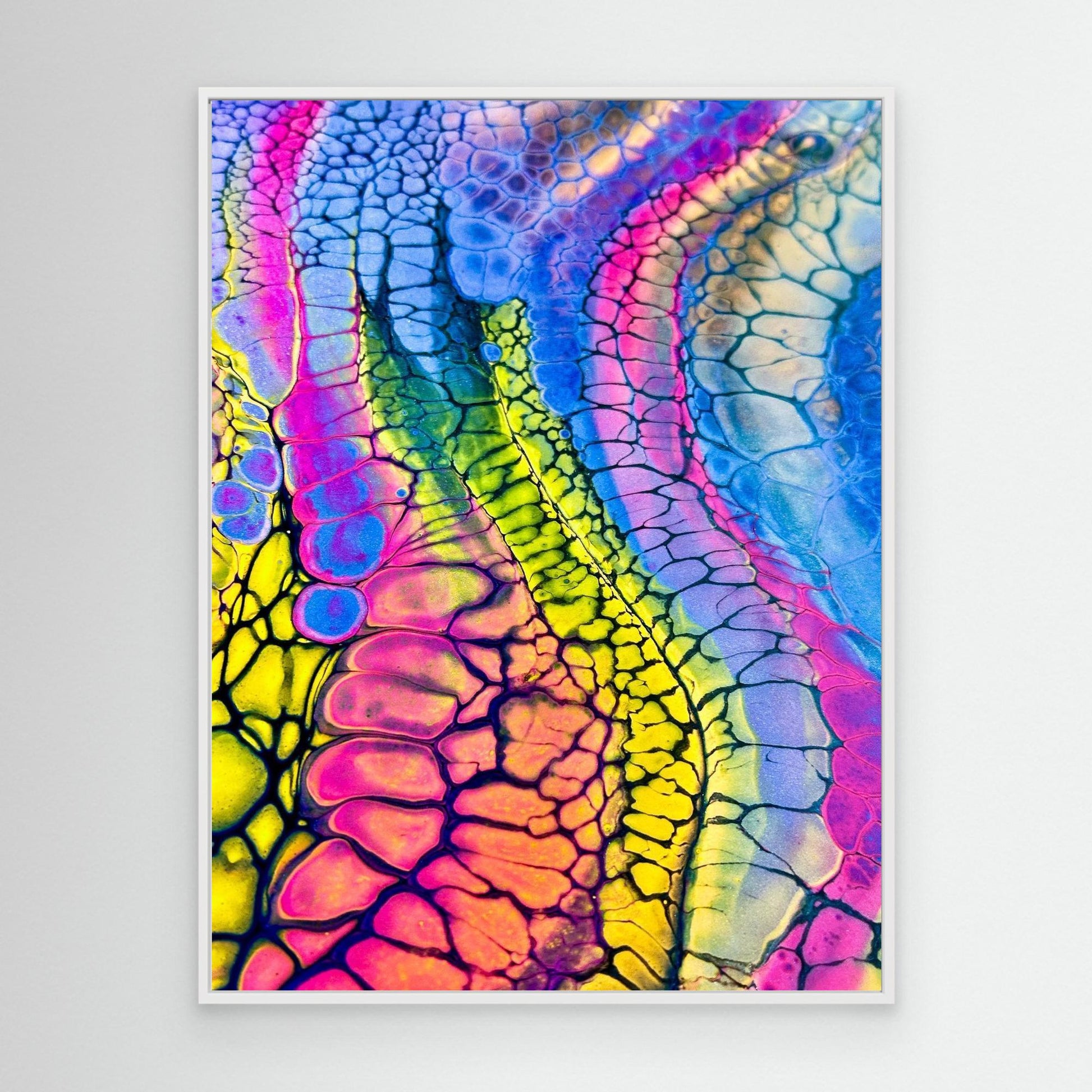Serpentine Glow – Canvas Art Print