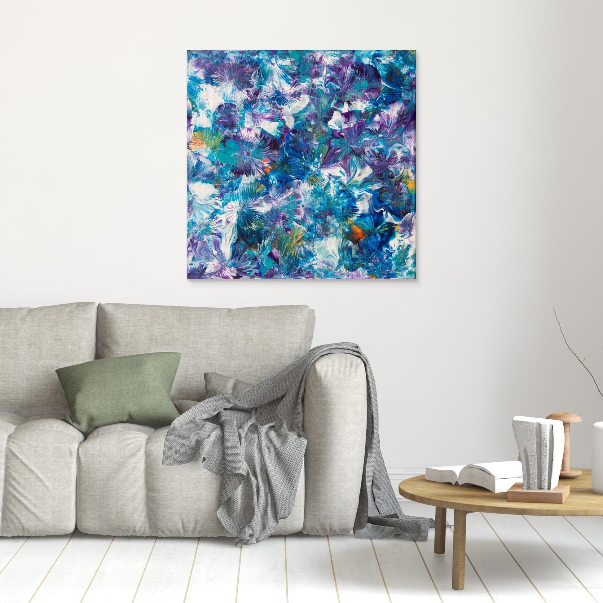 Abstract Flowers 2 - Canvas Prints