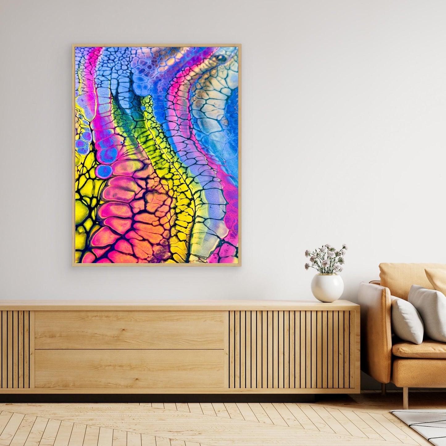 Serpentine Glow – Canvas Art Print