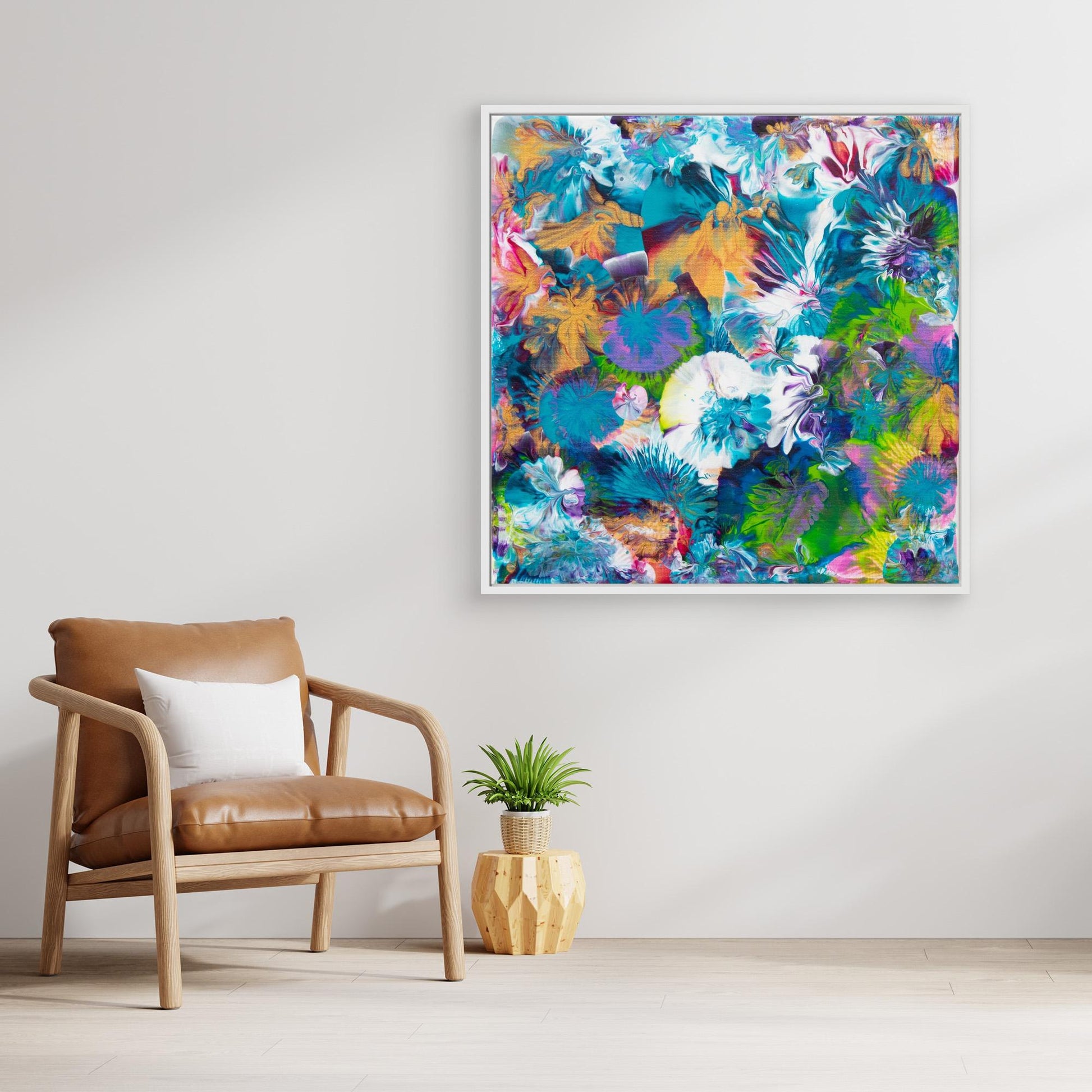 Floral Abstract 1 - Canvas Prints