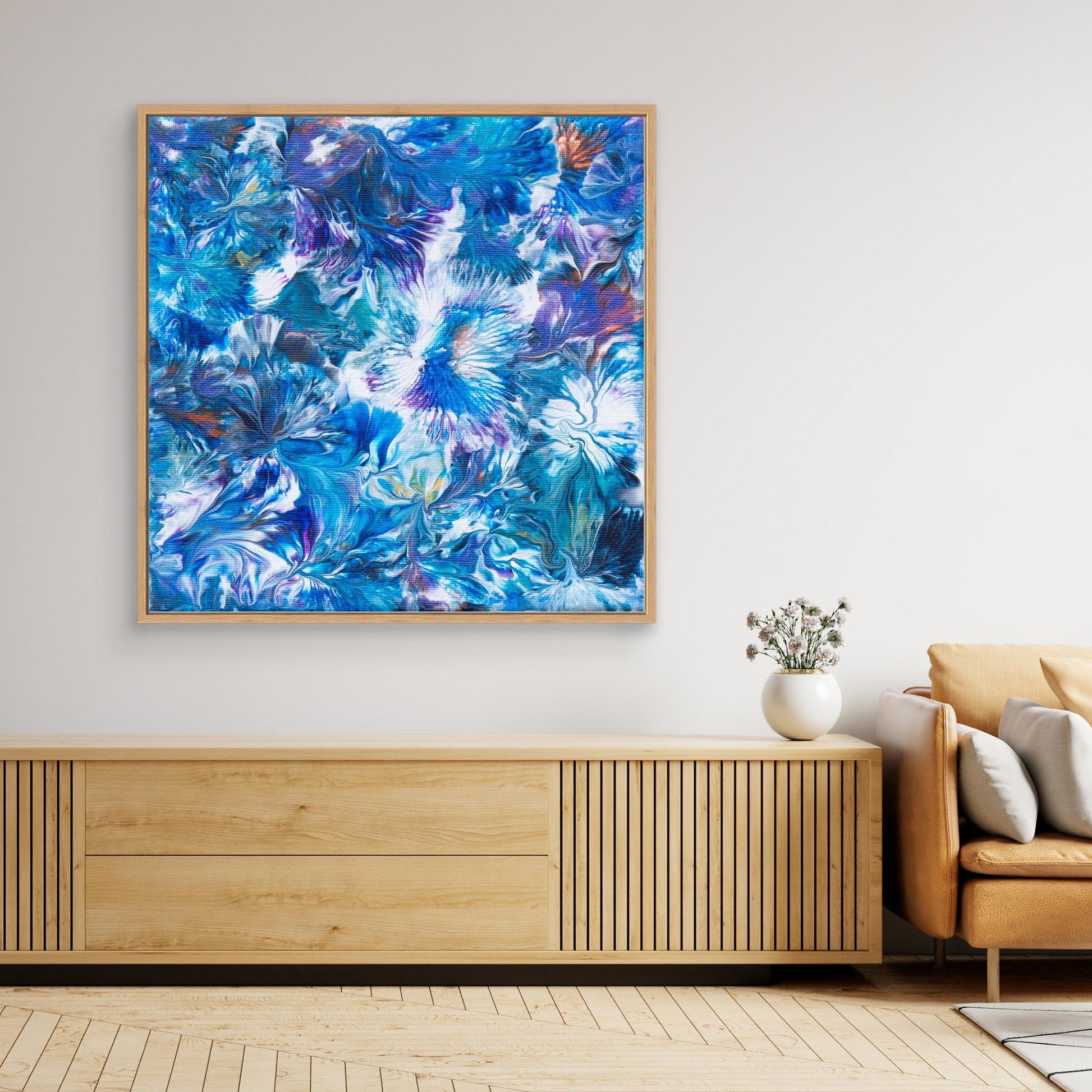 Abstract Flowers 3 - Canvas Prints 