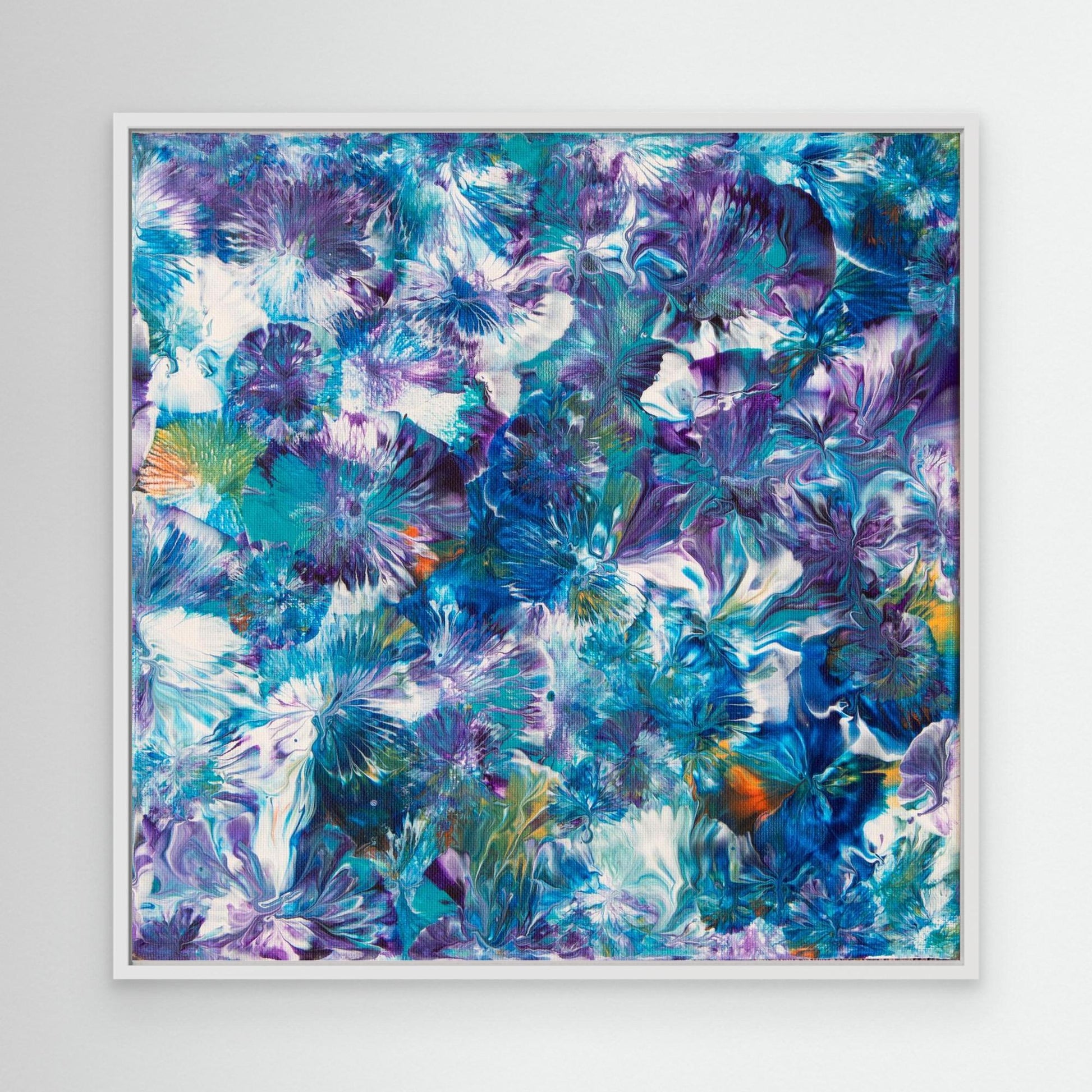 Abstract Flowers 2 - Canvas Prints