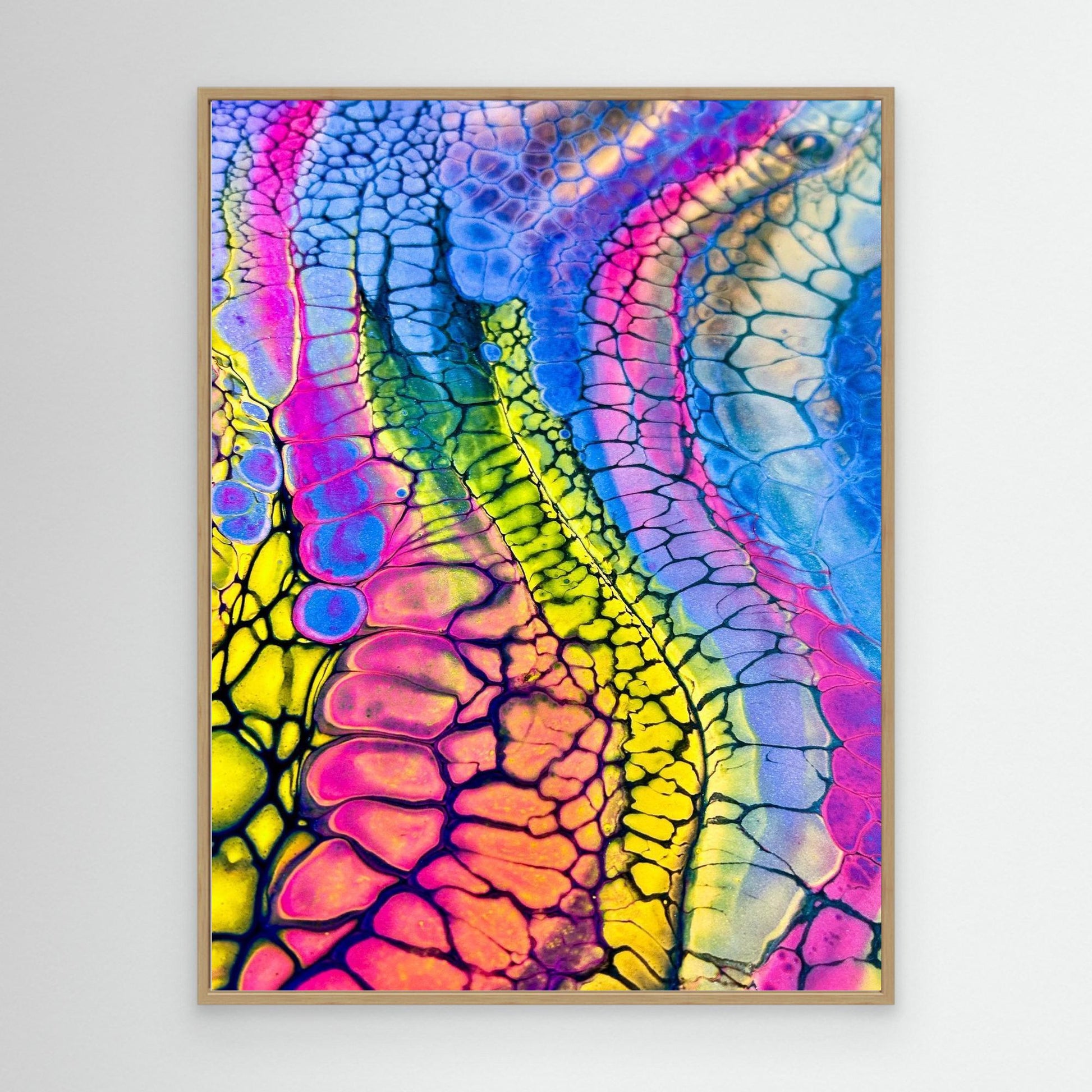 Serpentine Glow – Canvas Art Print