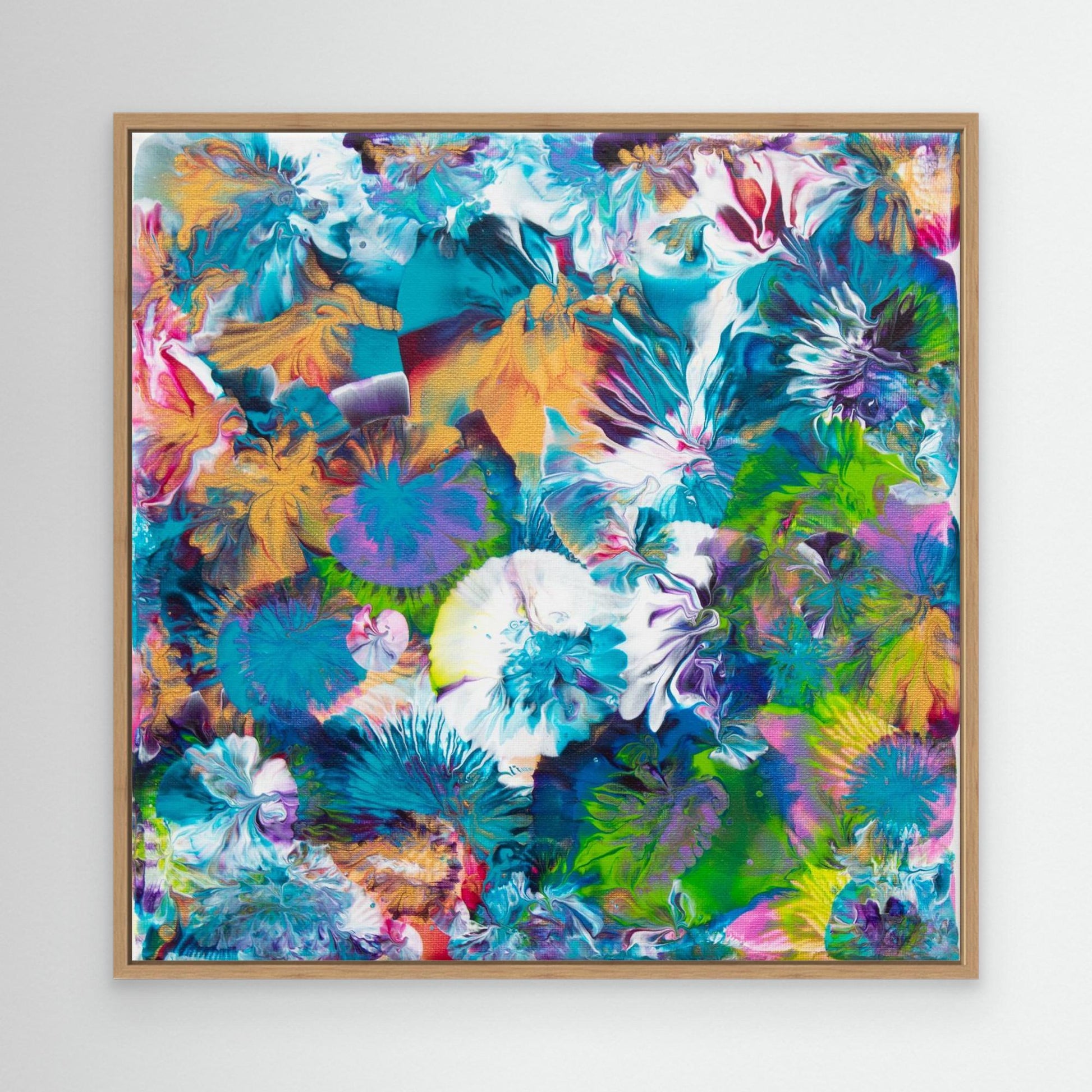 Floral Abstract 1 - Canvas Prints