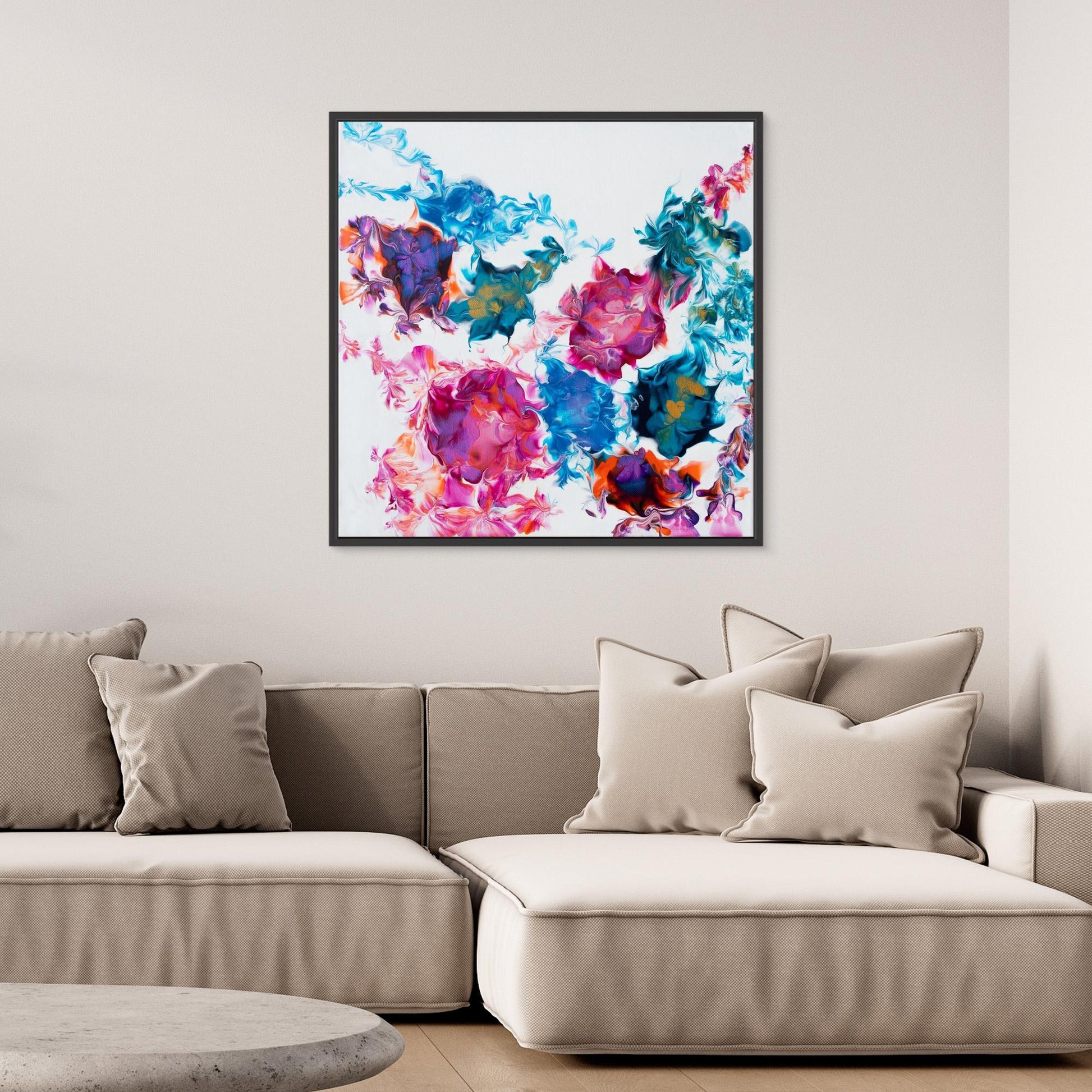 Free-Flow Flowers in Pink