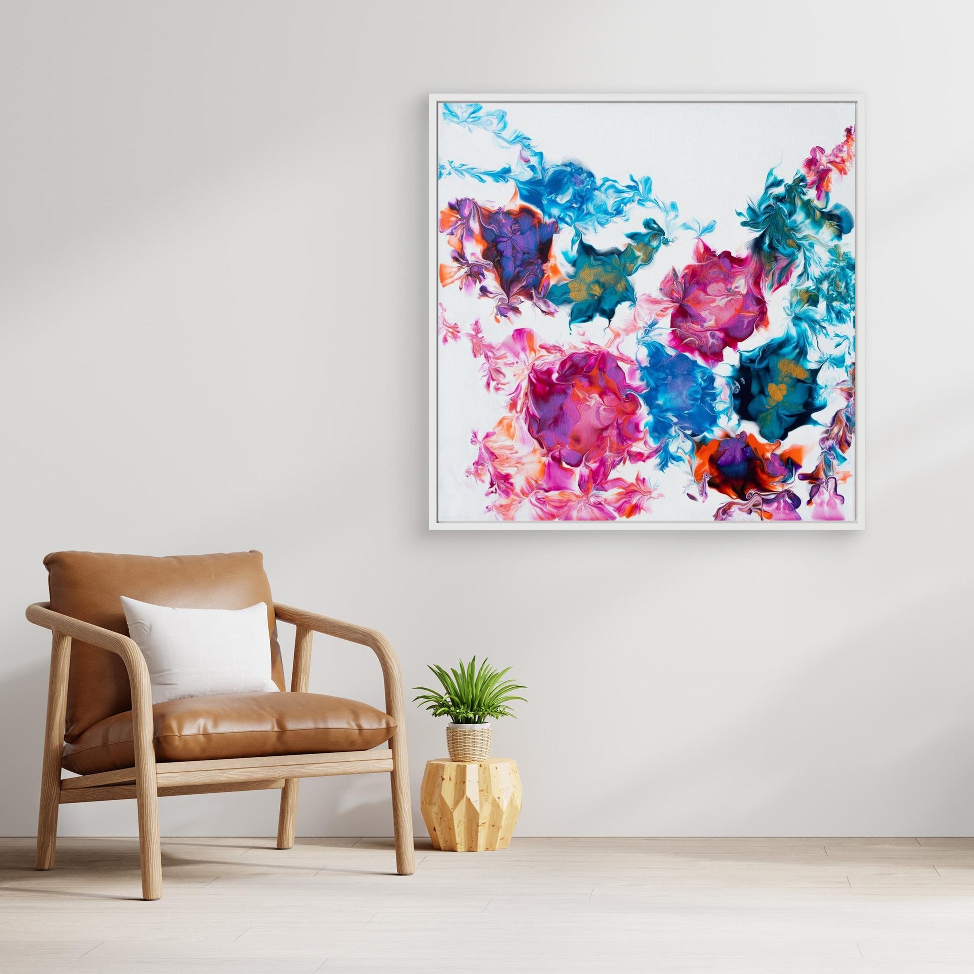 Free-Flow Flowers in Pink