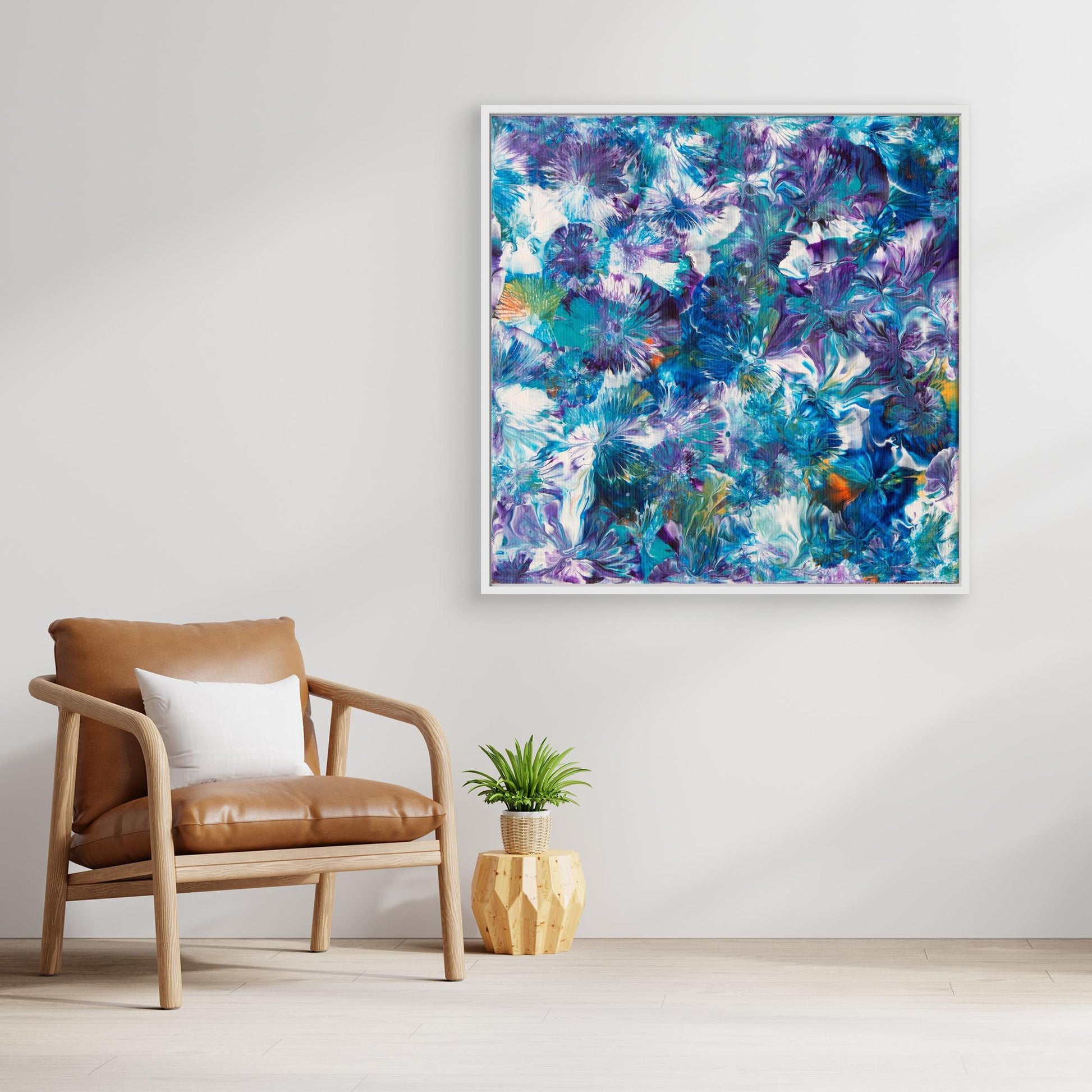 Abstract Flowers 2 - Canvas Prints