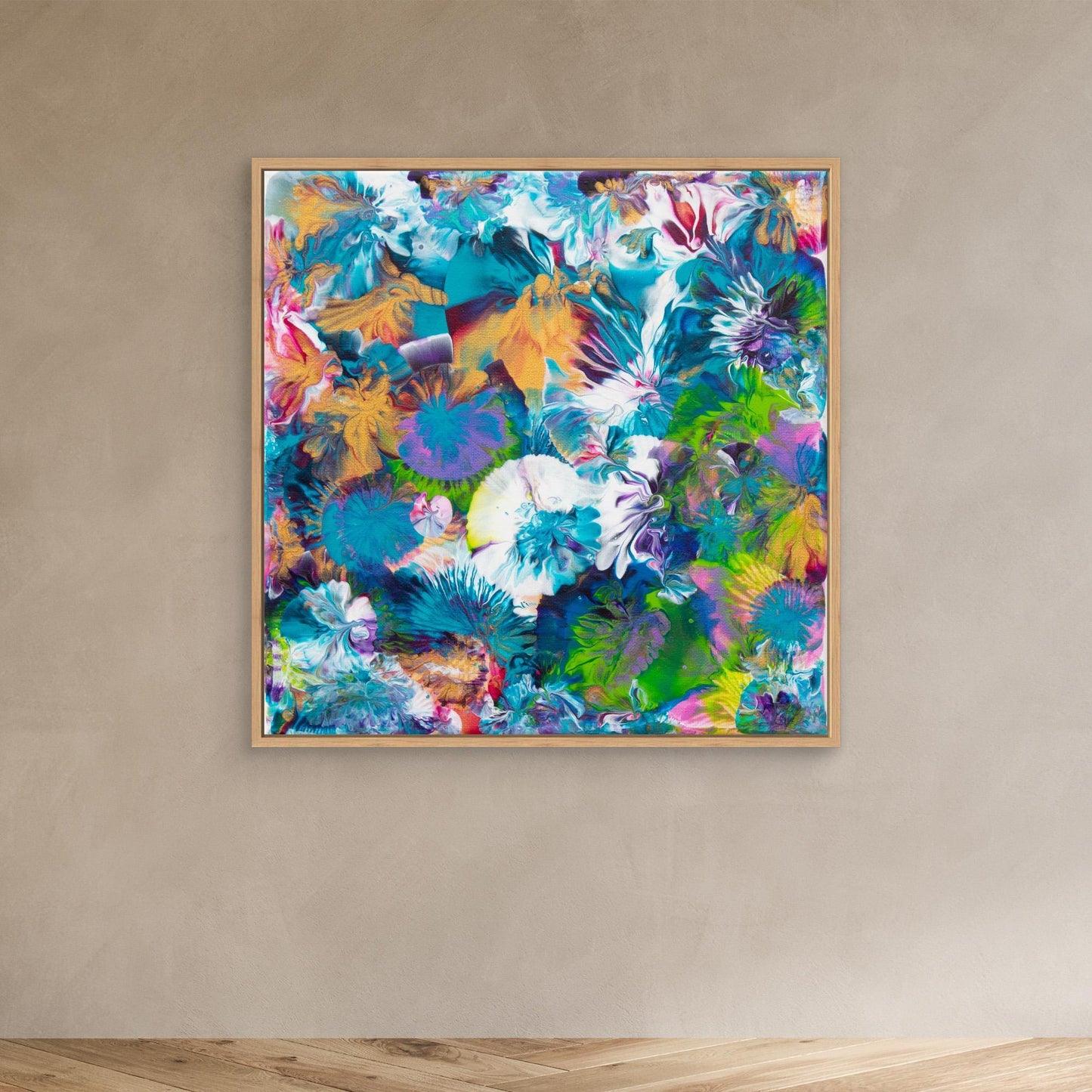Floral Abstract 1 - Canvas Prints