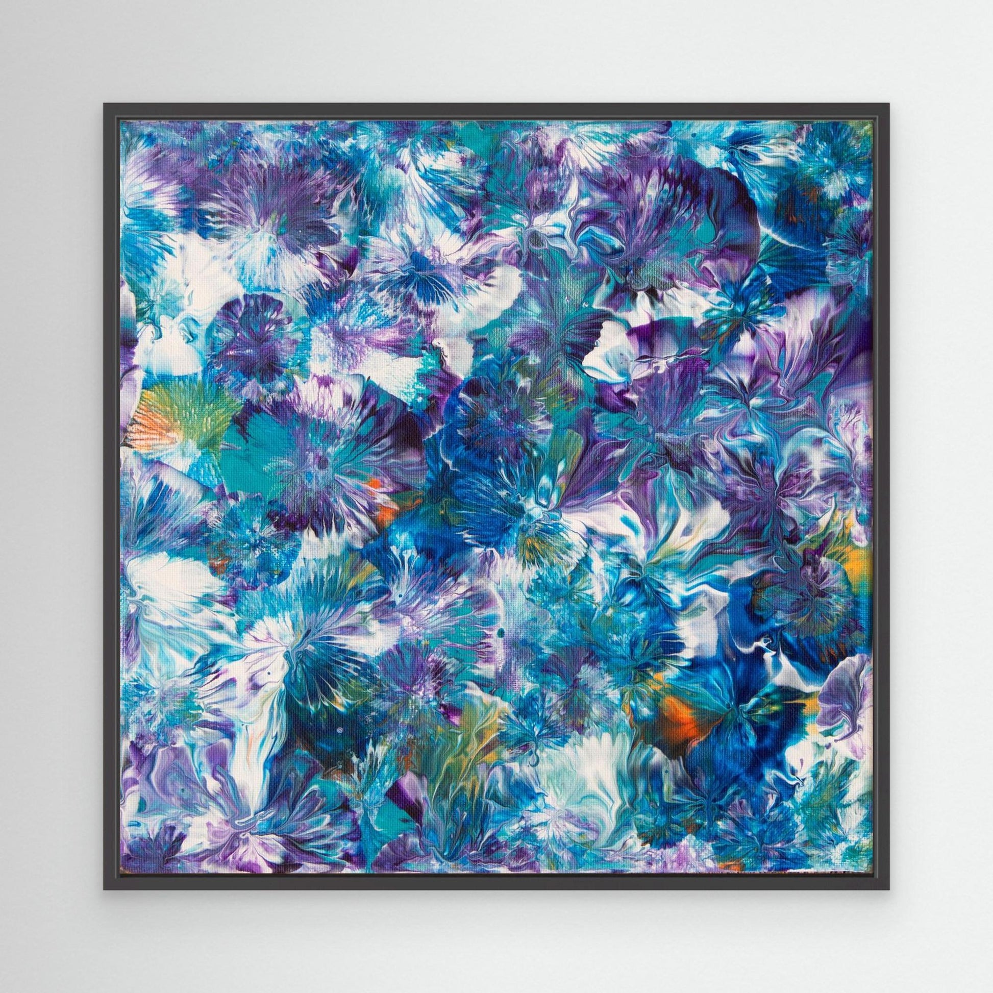 Abstract Flowers 2 - Canvas Prints