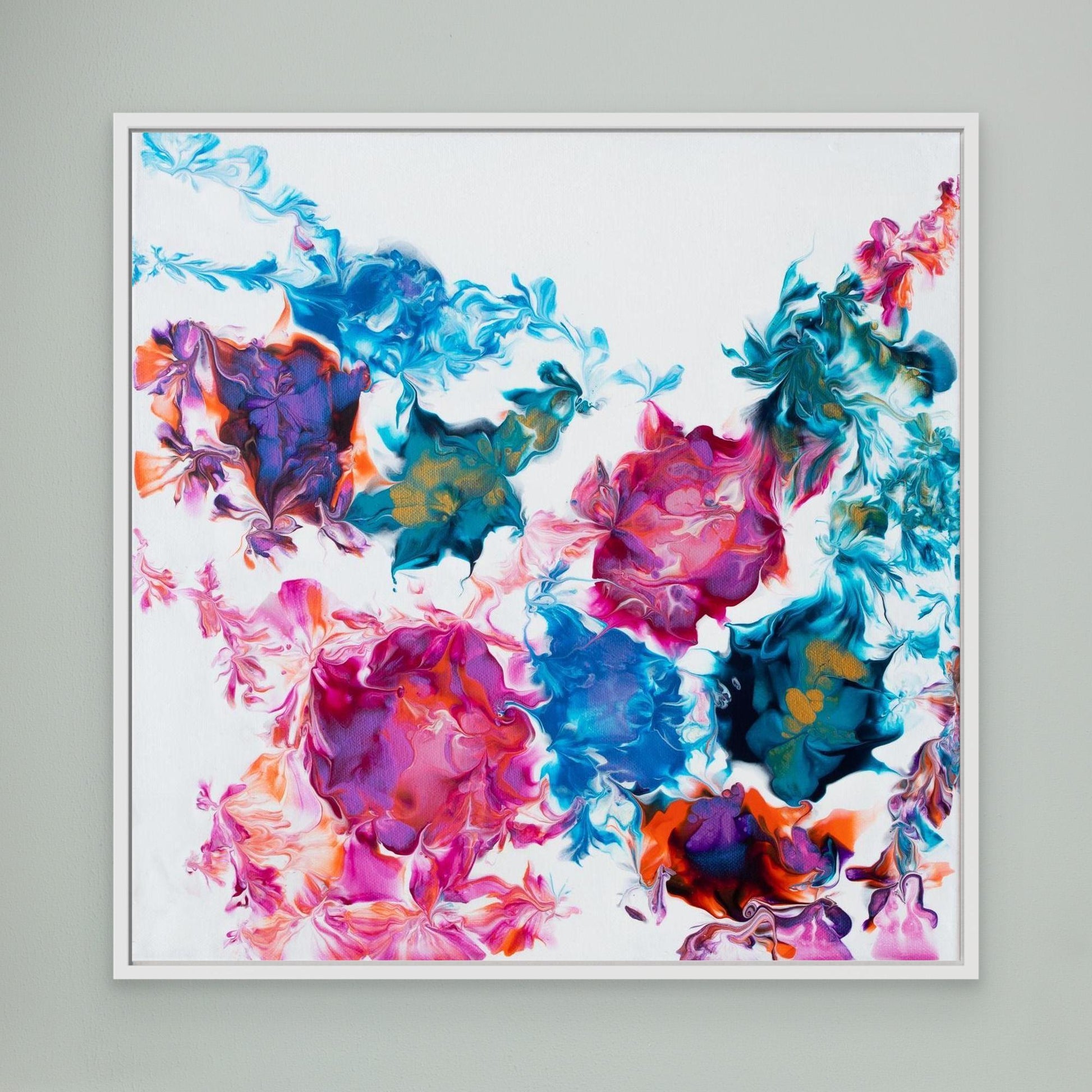 Free-Flow Flowers in Pink