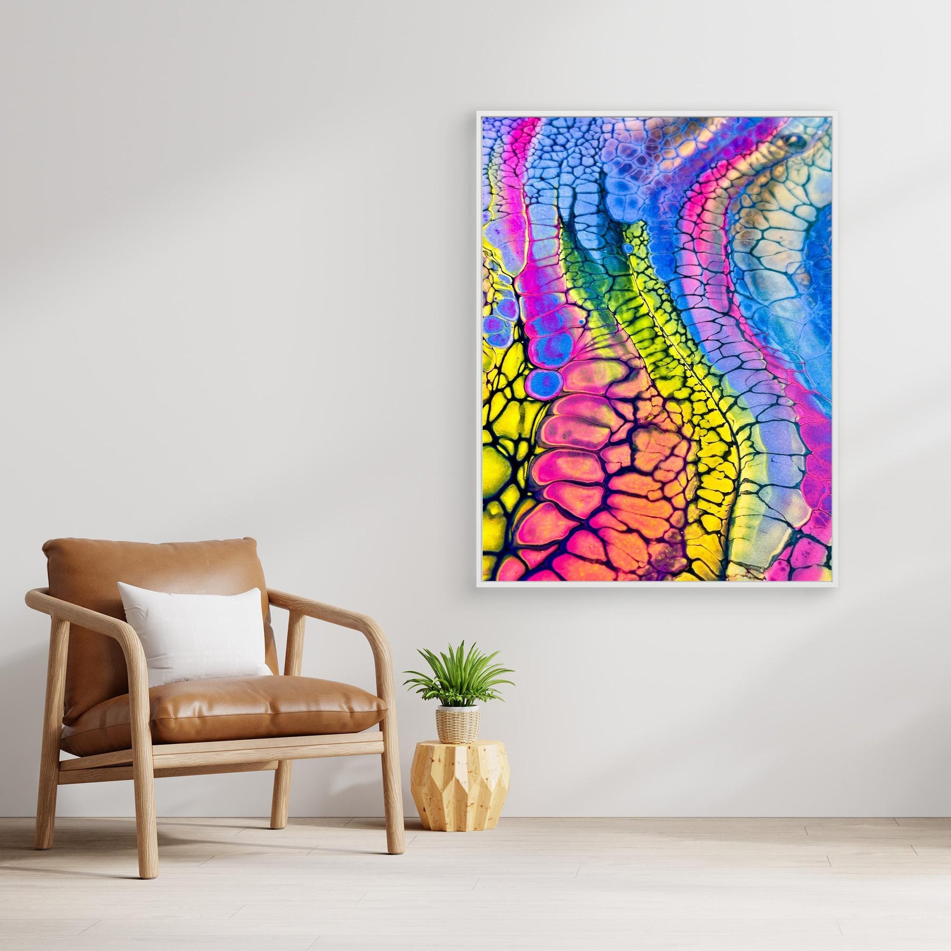 Serpentine Glow – Canvas Art Print