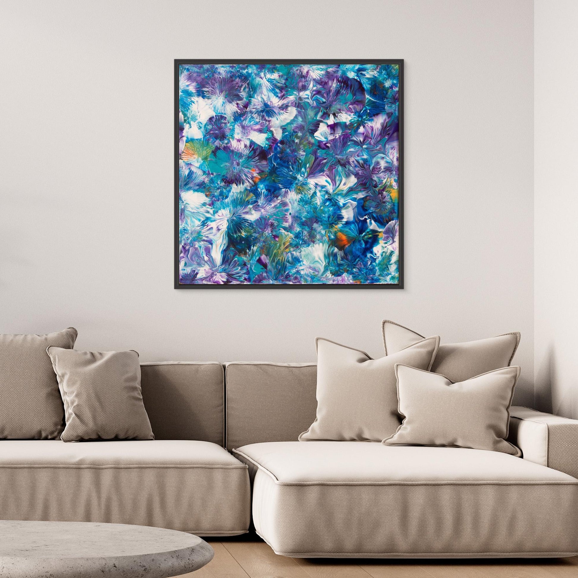 Abstract Flowers 2 - Canvas Prints