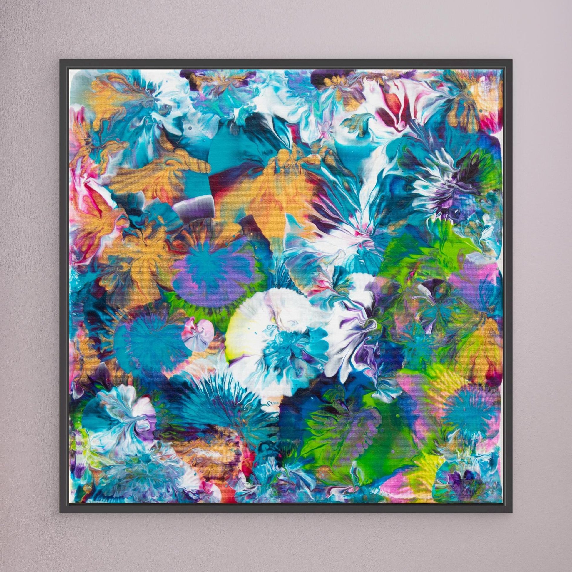 Floral Abstract 1 - Canvas Prints